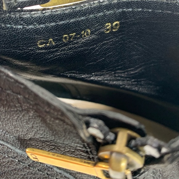 CHRISTIAN DIOR Black Leather Women's Booties - Picture 14 of 14